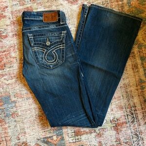 Big Star Dark Blue Boot Cut Jeans 26L